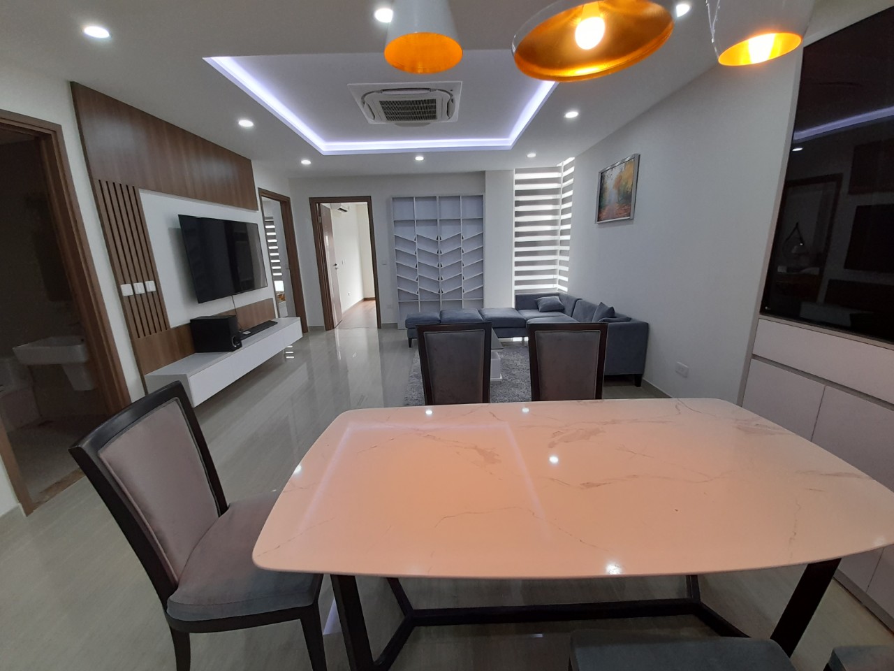 3-bedroom apartment for rent in L5 Ciputra, Tay Ho, Hanoi with fully furnished 6