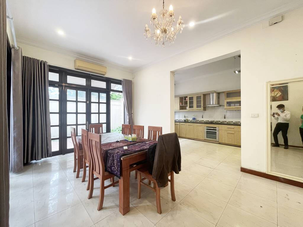 Grand partly furnished villa for rent in G block, Ciputra Tay Ho 10