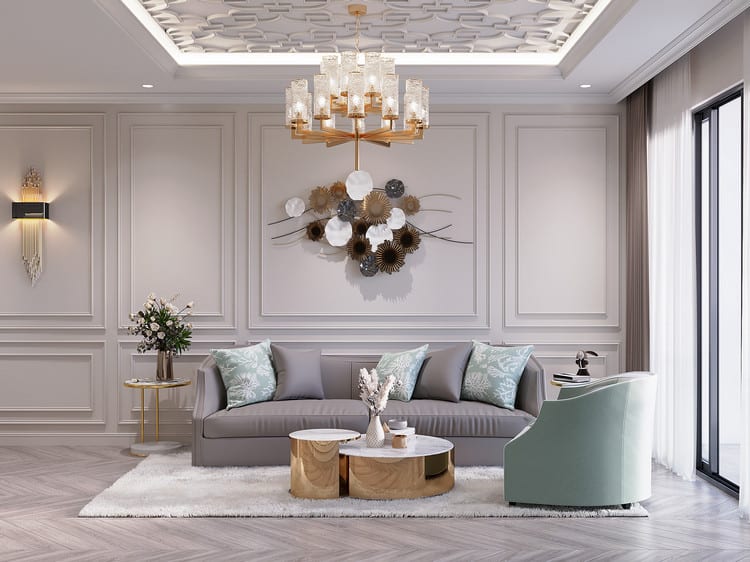 An artfully Duplex for lease in Noble Crystal Tay Ho - Sky 4 Building - West-facing view of Ciputra internal area