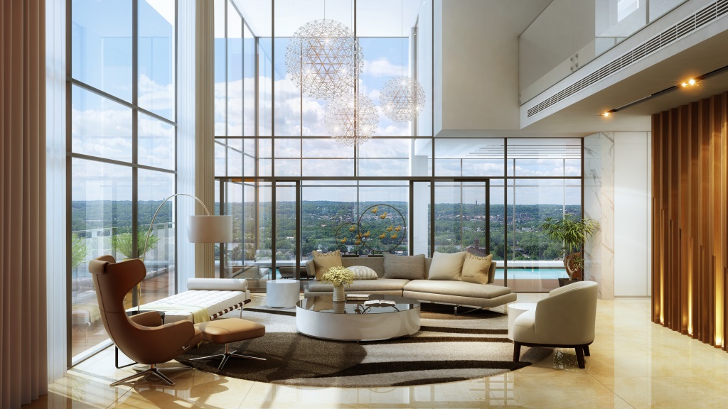 A 267sqm Sky Villa for lease in Sunshine Empire - Low-E glazed windows overlooking to city views
