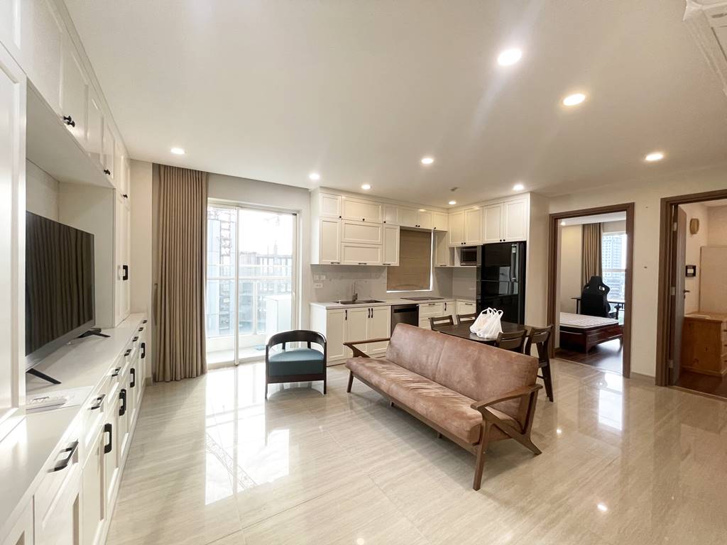 Rustic 2-bedroom rental apartment in L3 Ciputra Hanoi - Fully furnished - 72sqm